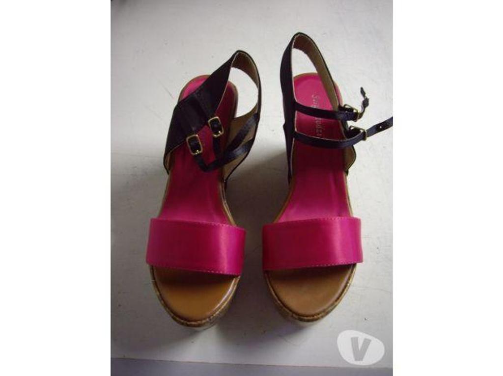 Chaussures Bas-Rhin Bouxwiller - 67330 - Photos Vivastreet Escarpins talons compensés Fuchsia-pt 38-neufs