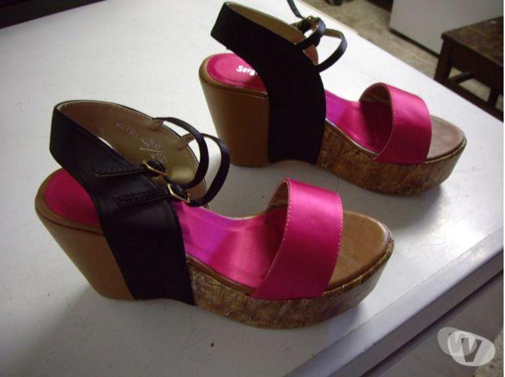 Chaussures Bas-Rhin Bouxwiller - 67330 - Photos Vivastreet Escarpins talons compensés Fuchsia-pt 38-neufs