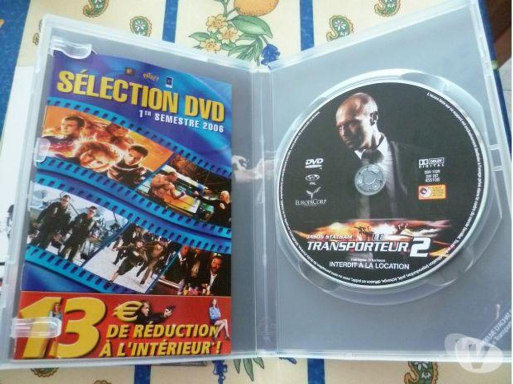 DVD occasion Moselle Feves - 57280 - Photos Vivastreet DVD transporteur action film cinema TV statham jason USA 