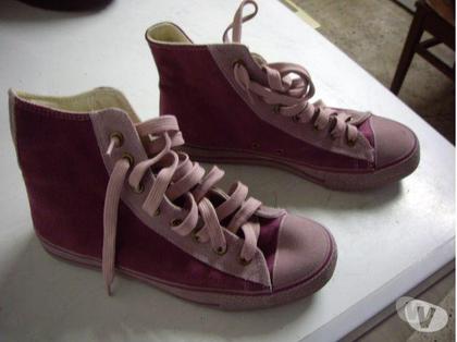 Chaussures et bottes occasion Bouxwiller Bas-Rhin - Photos Vivastreet Baskets hautes Parme-Rose pt 41