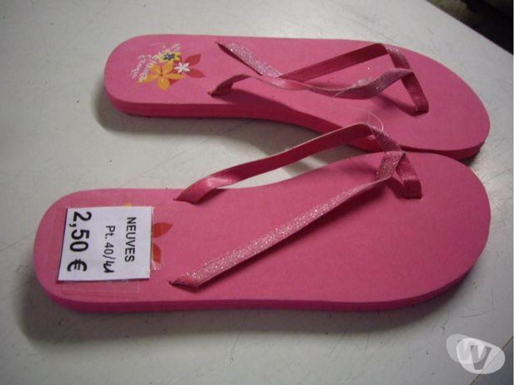 Chaussures Bas-Rhin Bouxwiller - 67330 - Photos Vivastreet Tongs Gris et Rose pointure 40-41-neuves à 2,50 €