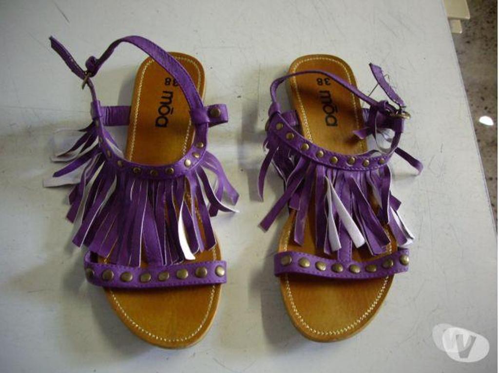 Chaussures Bas-Rhin Bouxwiller - 67330 - Photos Vivastreet Nu-pieds à franges Violet pt 38 neuves- à 5 €