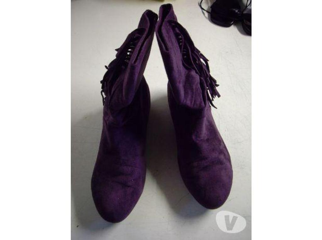 Chaussures Bas-Rhin Bouxwiller - 67330 - Photos Vivastreet Bottines Violet à franges- pt 41