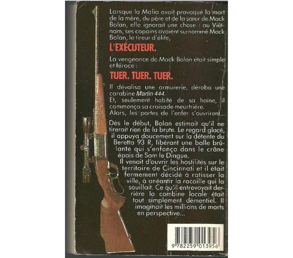 Livres occasion Tarn-et-Garonne Montauban - 82000 - Photos Vivastreet Bain de sang pour la mafia Gérard de Villiers