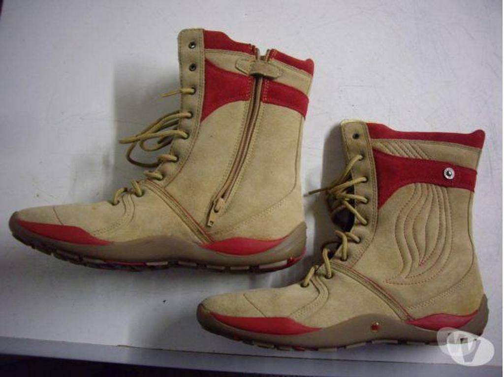 Chaussures Bas-Rhin Bouxwiller - 67330 - Photos Vivastreet Boots Beige-Rouge pointure 41 -neuves