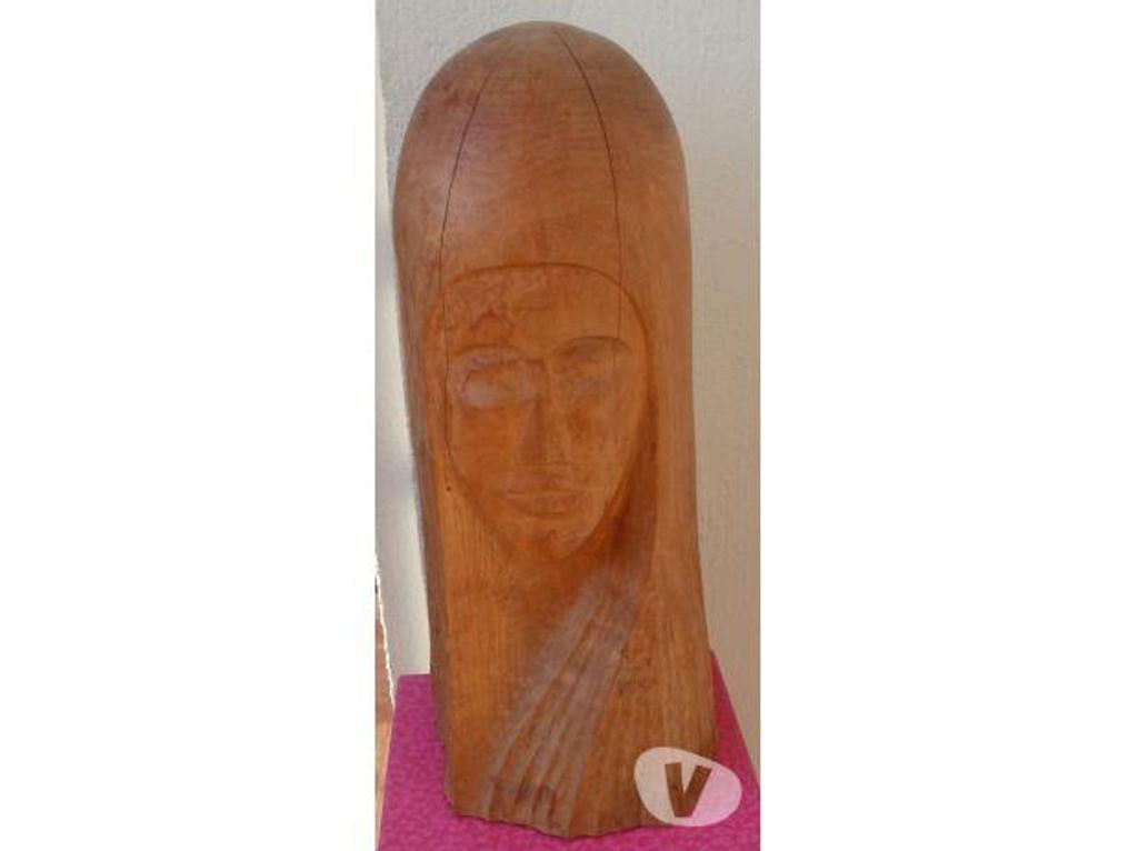 Décoration - art Tarn-et-Garonne Montauban - 82000 - Photos Vivastreet Statue en bois sculpté, tête de femme