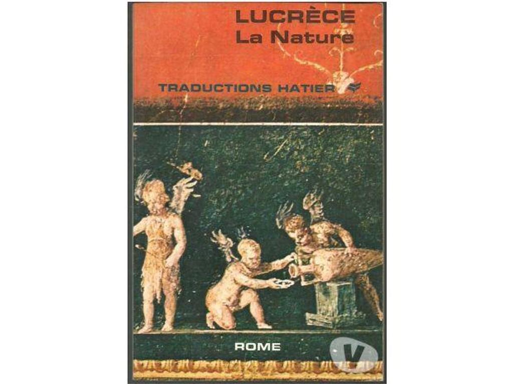 Livres occasion Tarn-et-Garonne Montauban - 82000 - Photos Vivastreet TRADUCTIONS HATIER - LUCRECE la nature (extraits)