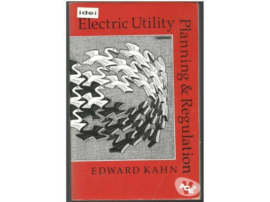 Livres occasion Tarn-et-Garonne Montauban - 82000 - Photos Vivastreet Edward KAHN ELECTRIC UTILITY - PLANNING AND REGULATION 
