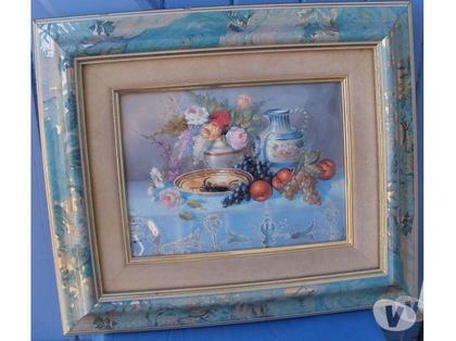 Décoration - art Montauban Tarn-et-Garonne - Photos Vivastreet TABLEAU Peinture sur plaque émaillée nature morte