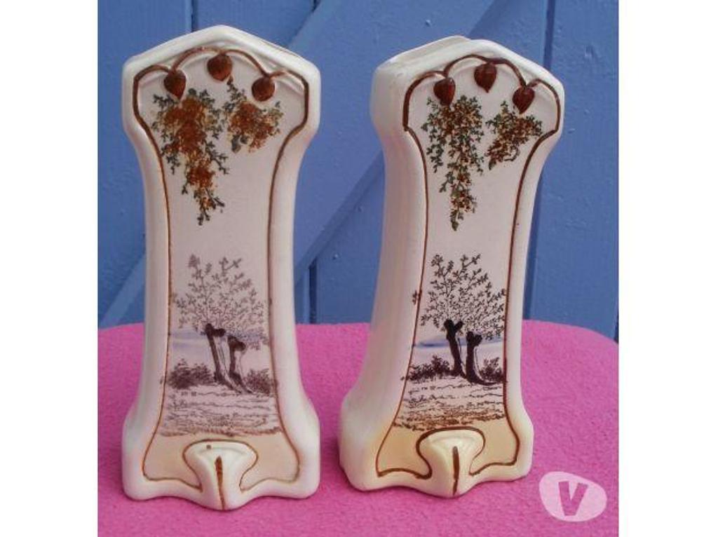 Décoration - art Tarn-et-Garonne Montauban - 82000 - Photos Vivastreet Paire de vases en terre cuite, hauteur 18 cm