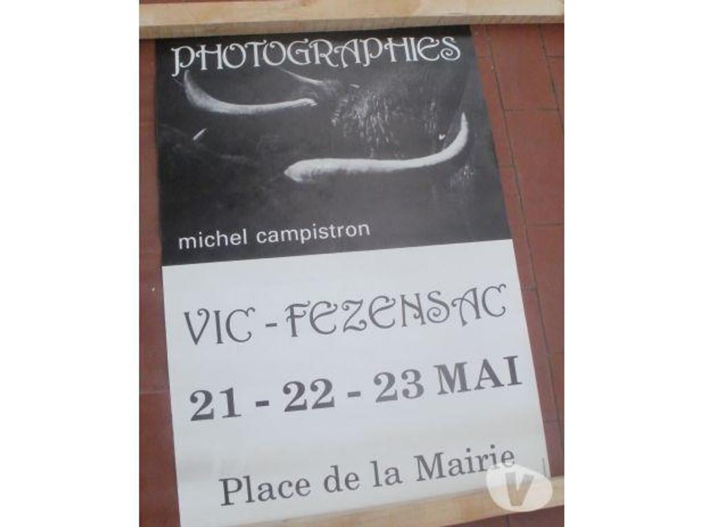 Collection Tarn-et-Garonne Montauban - 82000 - Photos Vivastreet AFFICHE EXPO photographe Michel Campistron à VIC