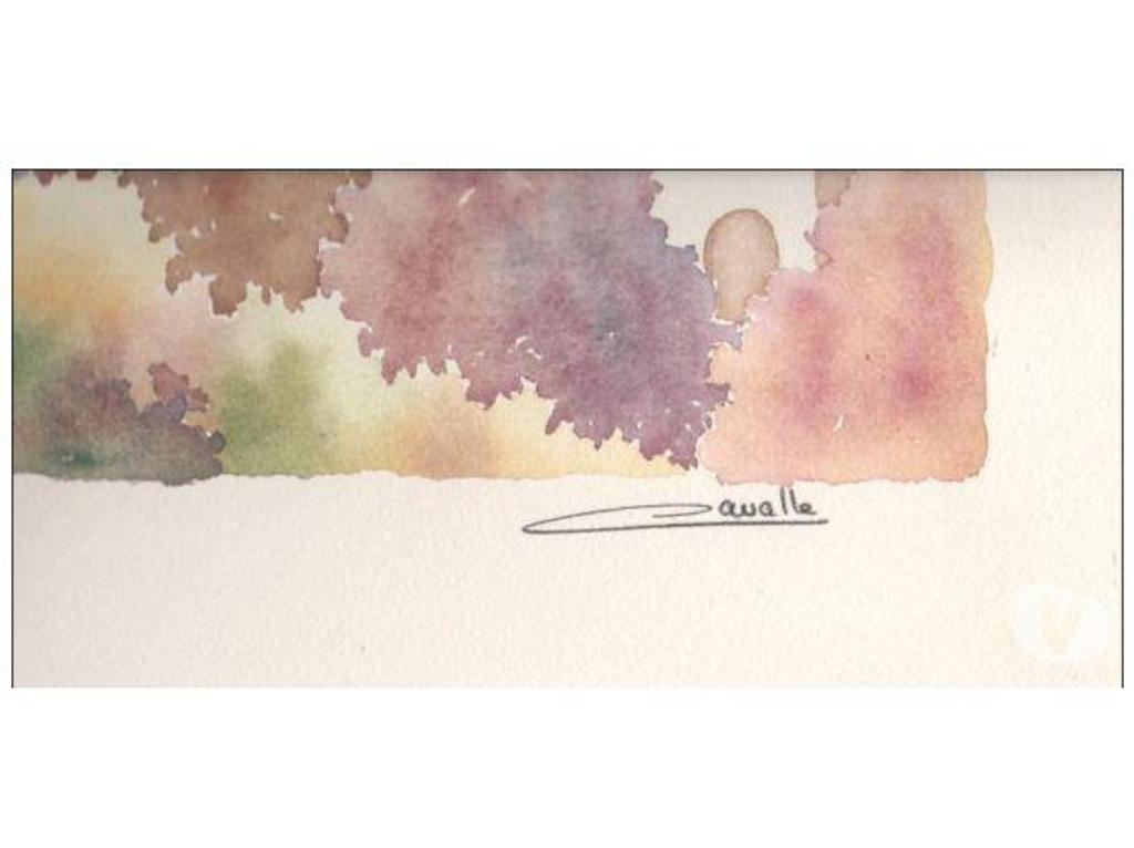 Décoration - art Tarn-et-Garonne Montauban - 82000 - Photos Vivastreet LUMIERE D´AUTOMNE Lithographie aquarelle de Salvador CAVALLE
