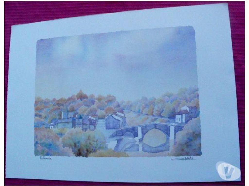 Décoration - art Tarn-et-Garonne Montauban - 82000 - Photos Vivastreet REVERIE Lithographie d'une aquarelle de Salvador CAVALLE
