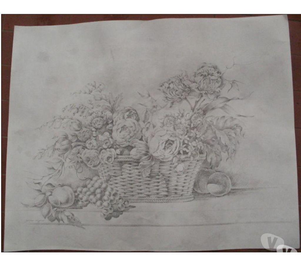Décoration - art Tarn-et-Garonne Montauban - 82000 - Photos Vivastreet Reproduction dessin de Jacques VILLEMUR, bouquet de fleurs
