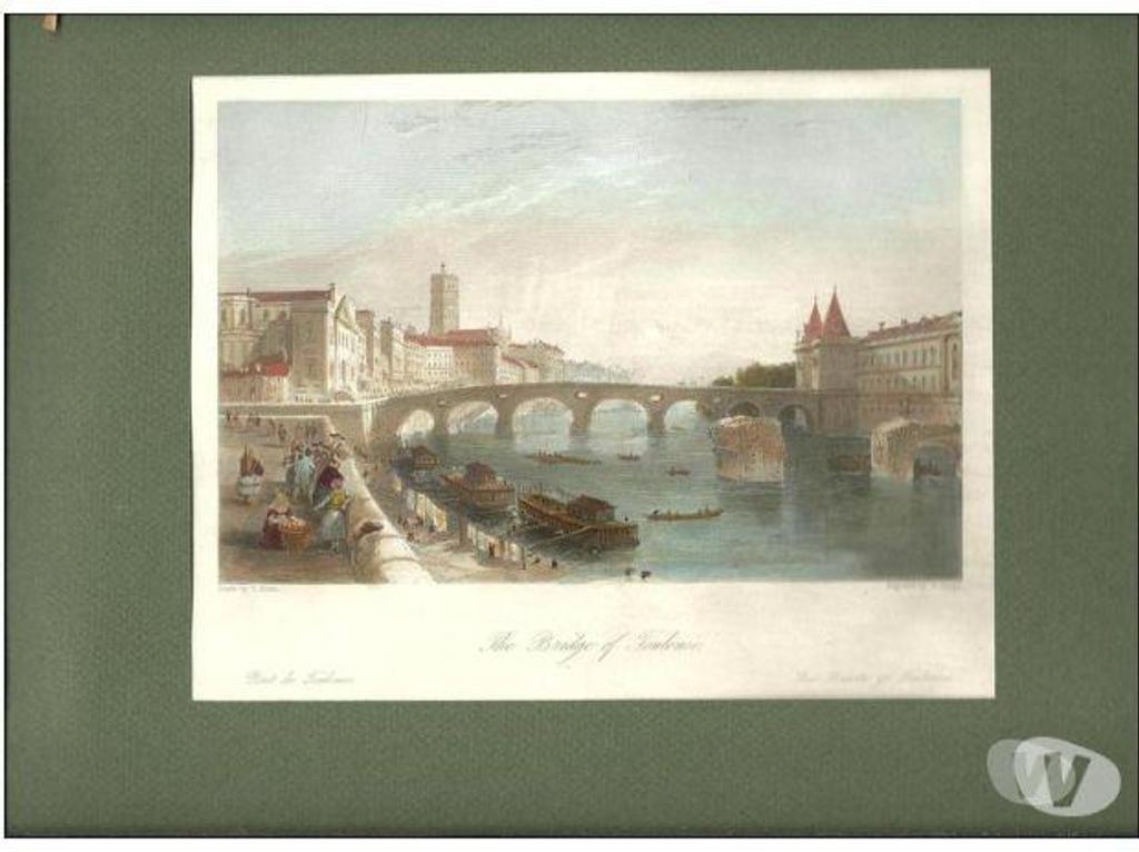 Décoration - art Tarn-et-Garonne Montauban - 82000 - Photos Vivastreet Gravure le pont de Toulouse de J. Tingle