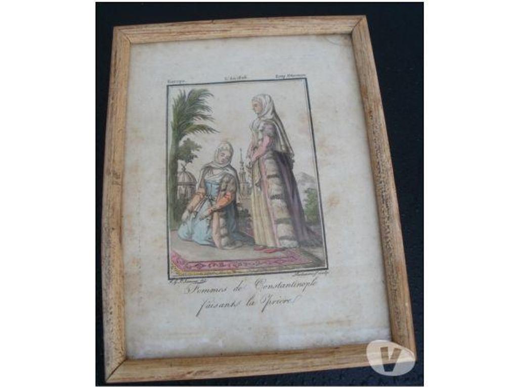 Décoration - art Tarn-et-Garonne Montauban - 82000 - Photos Vivastreet Gravure encadrée de LACHAUSSEE Jne Femmes de Constantinople
