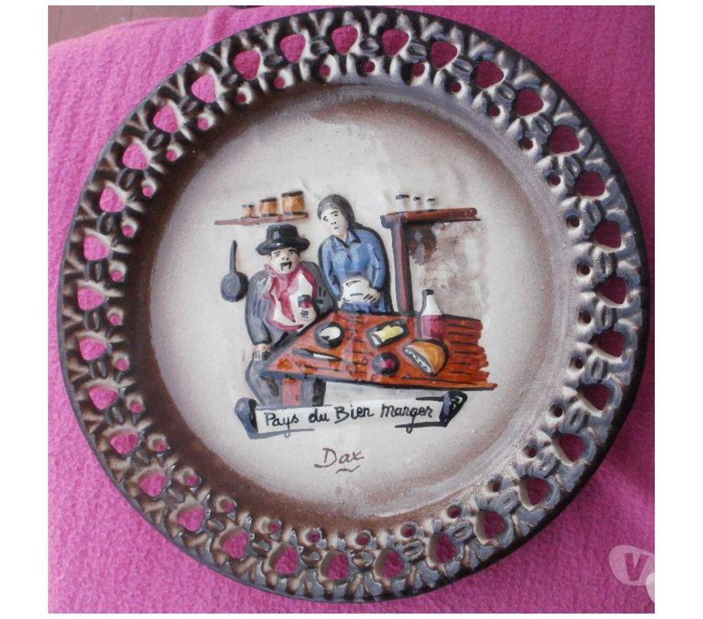 Décoration - art Tarn-et-Garonne Montauban - 82000 - Photos Vivastreet ASSIETTE décorative DAX Pays du bien manger