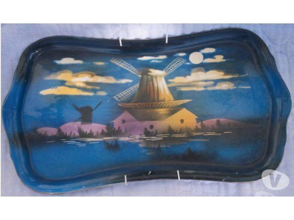 Décoration - art Tarn-et-Garonne Montauban - 82000 - Photos Vivastreet plat décoratif à décor de moulin 40 cm x 22 cm à accroche