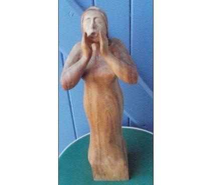 Décoration - art Montauban Tarn-et-Garonne - Photos Vivastreet Statue sculpture en bois Femme mains en porte voix
