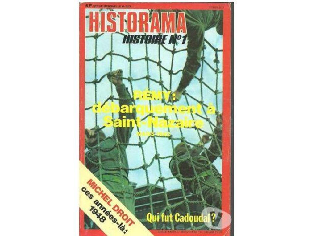 Livres occasion Tarn-et-Garonne Montauban - 82000 - Photos Vivastreet HISTORAMA N°303 février 1977 Débarquement St Nazaire Cadou