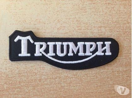 Accessoires moto d'occasion Carnon Hérault - Photos Vivastreet Écusson triumph motor cycles 10x3 cm