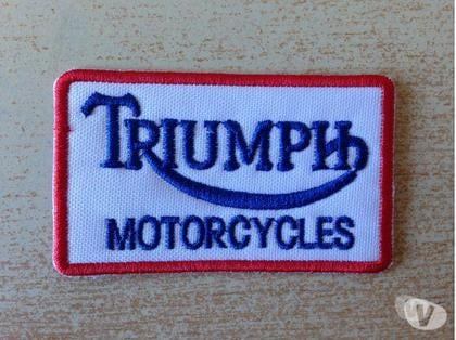 Pièces moto Carnon Hérault - Photos Vivastreet Ecusson patch triumph motor cycles thermocollant 7x4 cm