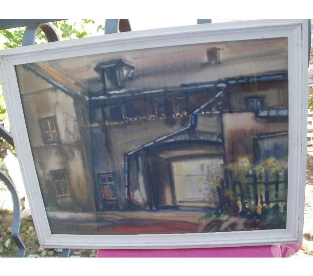 Décoration - art Tarn-et-Garonne Montauban - 82000 - Photos Vivastreet Peinture, maison Europe de l'Est, avec signature
