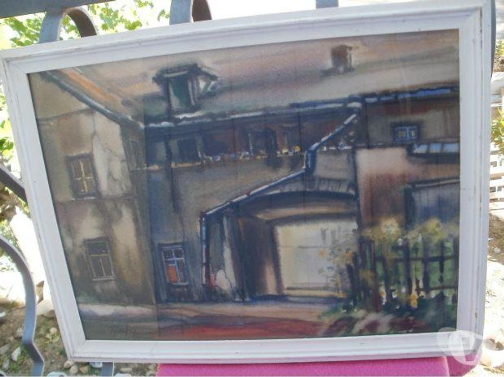 Décoration - art Tarn-et-Garonne Montauban - 82000 - Photos Vivastreet Peinture, maison Europe de l'Est, avec signature