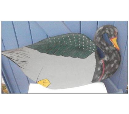 Décoration-Art-Antiquité Montauban Tarn-et-Garonne - Photos Vivastreet CANARD decoratif en bois, à accrocher au mur Longueur 56 cm