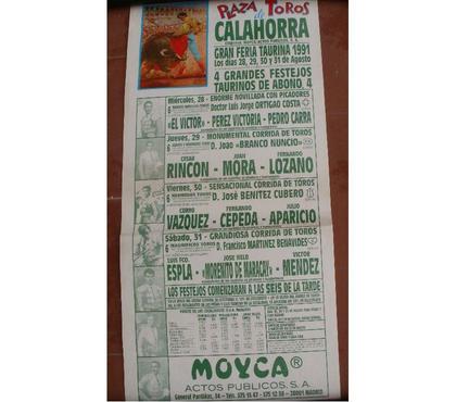 Décoration-Art-Antiquité Montauban Tarn-et-Garonne - Photos Vivastreet Affiche corrida plaza de toros de CALAHORRA 1991