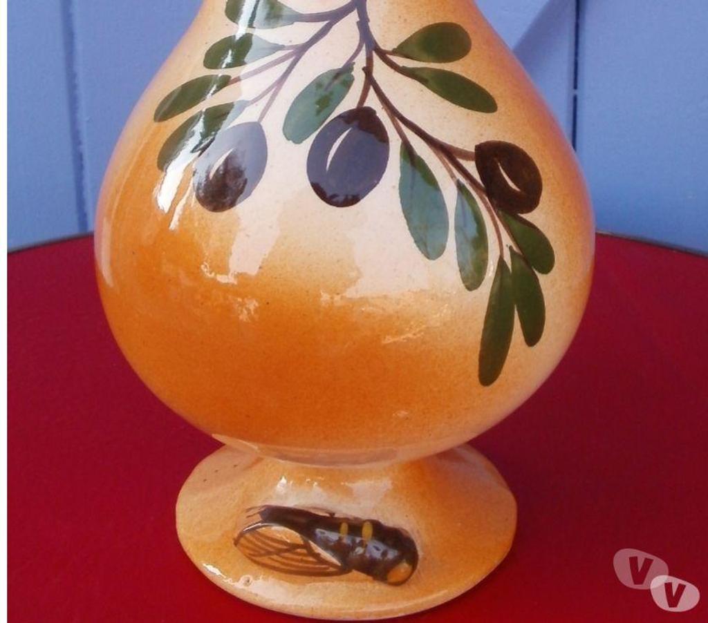 Décoration - art Tarn-et-Garonne Montauban - 82000 - Photos Vivastreet AIGUIERE CERAMIQUE PROVENCE décor olives et cigale