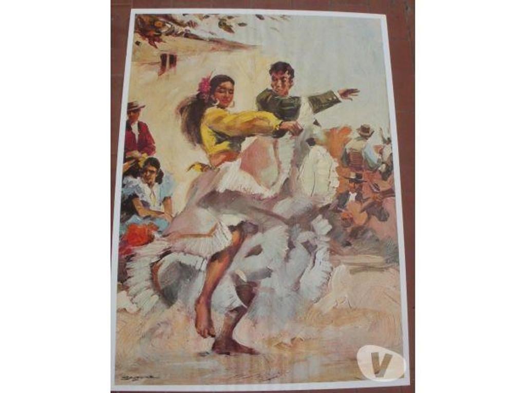 Décoration - art Tarn-et-Garonne Montauban - 82000 - Photos Vivastreet Reproduction papier Danseurs de Flamenco 47 x 68 c