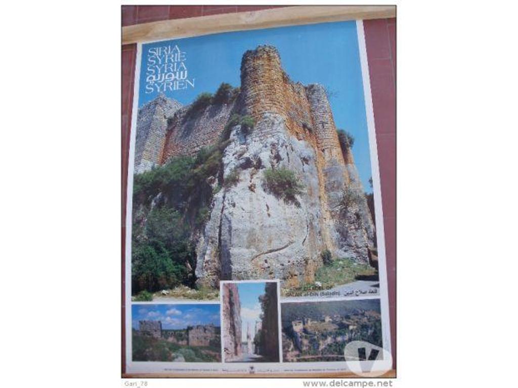 Décoration - art Tarn-et-Garonne Montauban - 82000 - Photos Vivastreet SYRIE Affiche the citadel of SALAH al-DIN Saladin