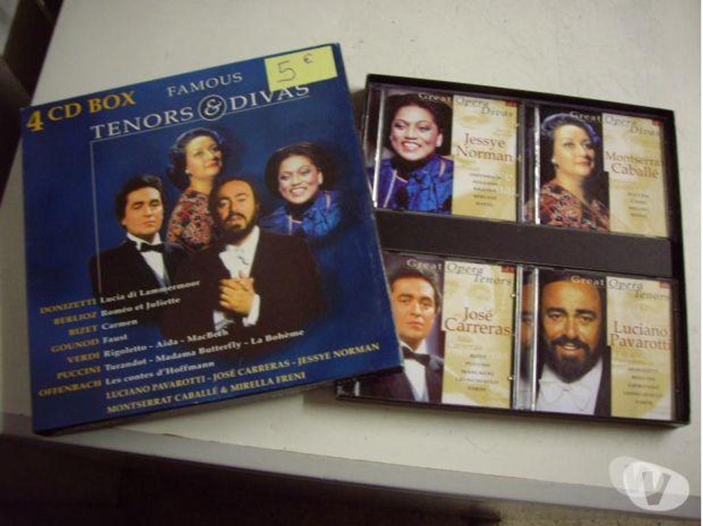 CDs Bas-Rhin Bouxwiller - 67330 - Photos Vivastreet Coffret 4 CD Box Famous Tenors & Divas à 5 €