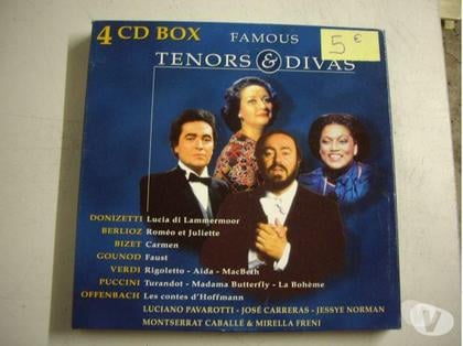 CD occasion Bouxwiller Bas-Rhin - Photos Vivastreet Coffret 4 CD Box Famous Tenors & Divas à 5 €