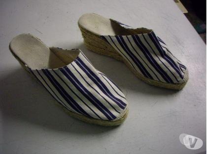 Chaussures et bottes occasion Bouxwiller Bas-Rhin - Photos Vivastreet Sabots en espadrilles pt 37 en Marine Rayé