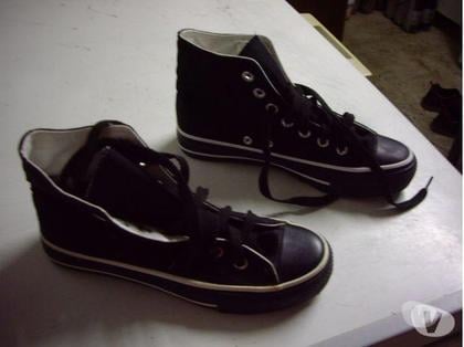Chaussures occasion Bouxwiller Bas-Rhin - Photos Vivastreet Basket en tissu Noir pointure 39-neuves