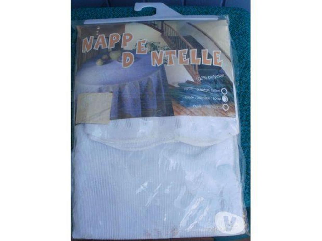 Ameublement & art de la table Tarn-et-Garonne Montauban - 82000 - Photos Vivastreet Nappe ronde dentelle en polyester Ø 180 cm