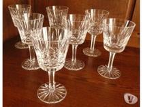 VERRES A VIN ROUGE EN CRISTAL