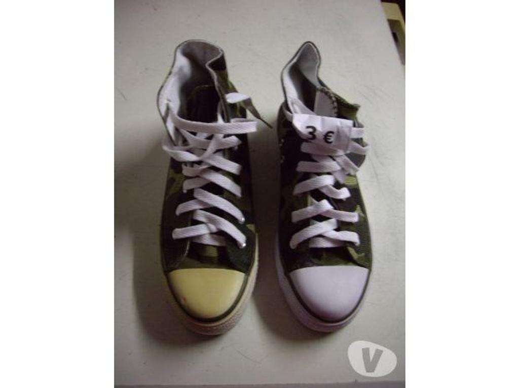 Chaussures Bas-Rhin Bouxwiller - 67330 - Photos Vivastreet Baskets originales en toile kaki militaire pt 38- 3 €
