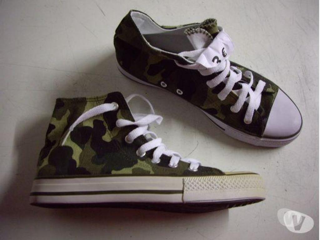 Chaussures Bas-Rhin Bouxwiller - 67330 - Photos Vivastreet Baskets originales en toile kaki militaire pt 38- 3 €
