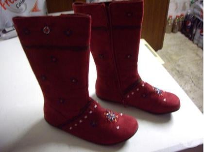 Chaussures et bottes occasion Bouxwiller Bas-Rhin - Photos Vivastreet Bottes imprimés RougeBordeaux pt 38-neuves