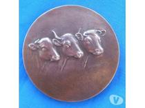 Medaille bronze J H COEFFIN (motif vache)