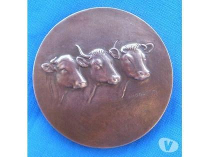 Collection Montauban Tarn-et-Garonne - Photos Vivastreet Medaille bronze J H COEFFIN (motif vache)