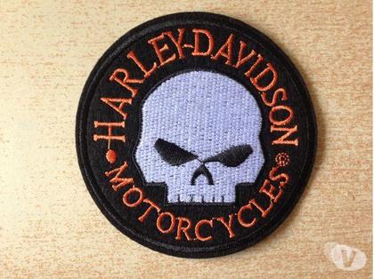 Pièces moto Carnon Hérault - Photos Vivastreet Écusson hd harley davidson tête de mort Thermocollant