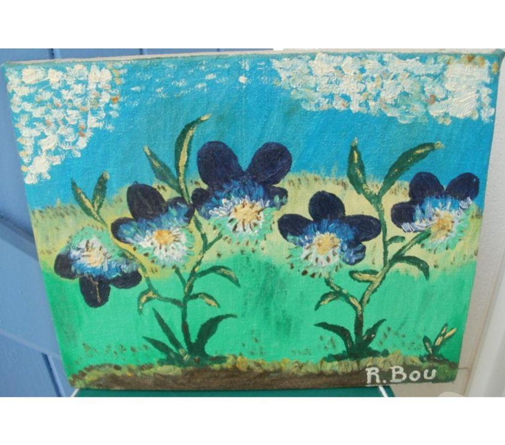 Décoration - art Tarn-et-Garonne Montauban - 82000 - Photos Vivastreet Huile sur toile signée R. BOU intitulé PENSEE