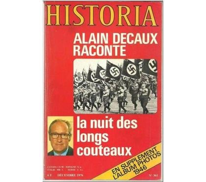 Livres occasion Montauban Tarn-et-Garonne - Photos Vivastreet HISTORIA N° 361 La nuit des longs couteaux, Françoise 1er, M
