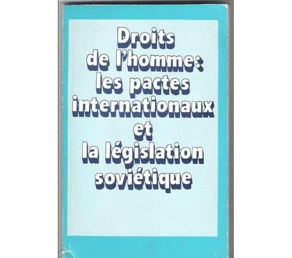Livres occasion Montauban Tarn-et-Garonne - Photos Vivastreet DROITS de l´HOMME les pactes internationaux et la législatio