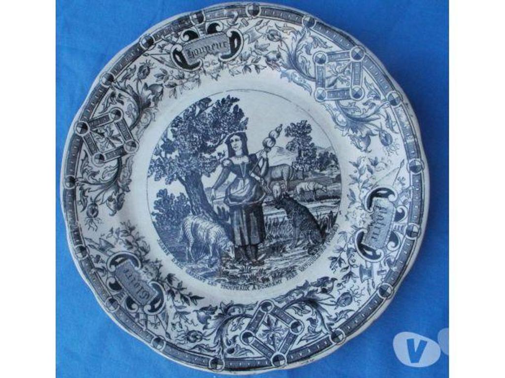 Décoration - art Tarn-et-Garonne Montauban - 82000 - Photos Vivastreet Assiette Jeanne d´Arc gardant les troupeaux à Domremy