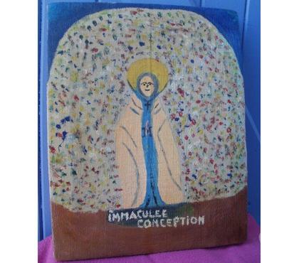 Collection Montauban Tarn-et-Garonne - Photos Vivastreet IMMACULEE CONCEPTION Huile sur toile signée R. BOU